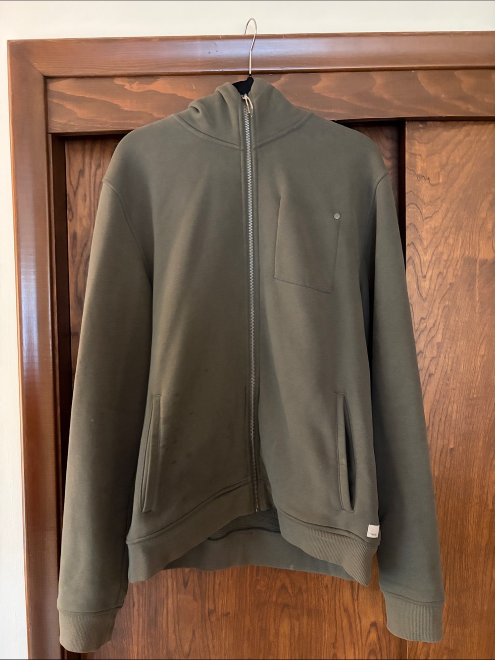 Vuori Olive Zip-Up Sweater Jacket
